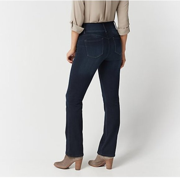 COPY - Laurie Felt Curve Silky Denim Boot-Cut Jeans - "In - Picture 2 of 5